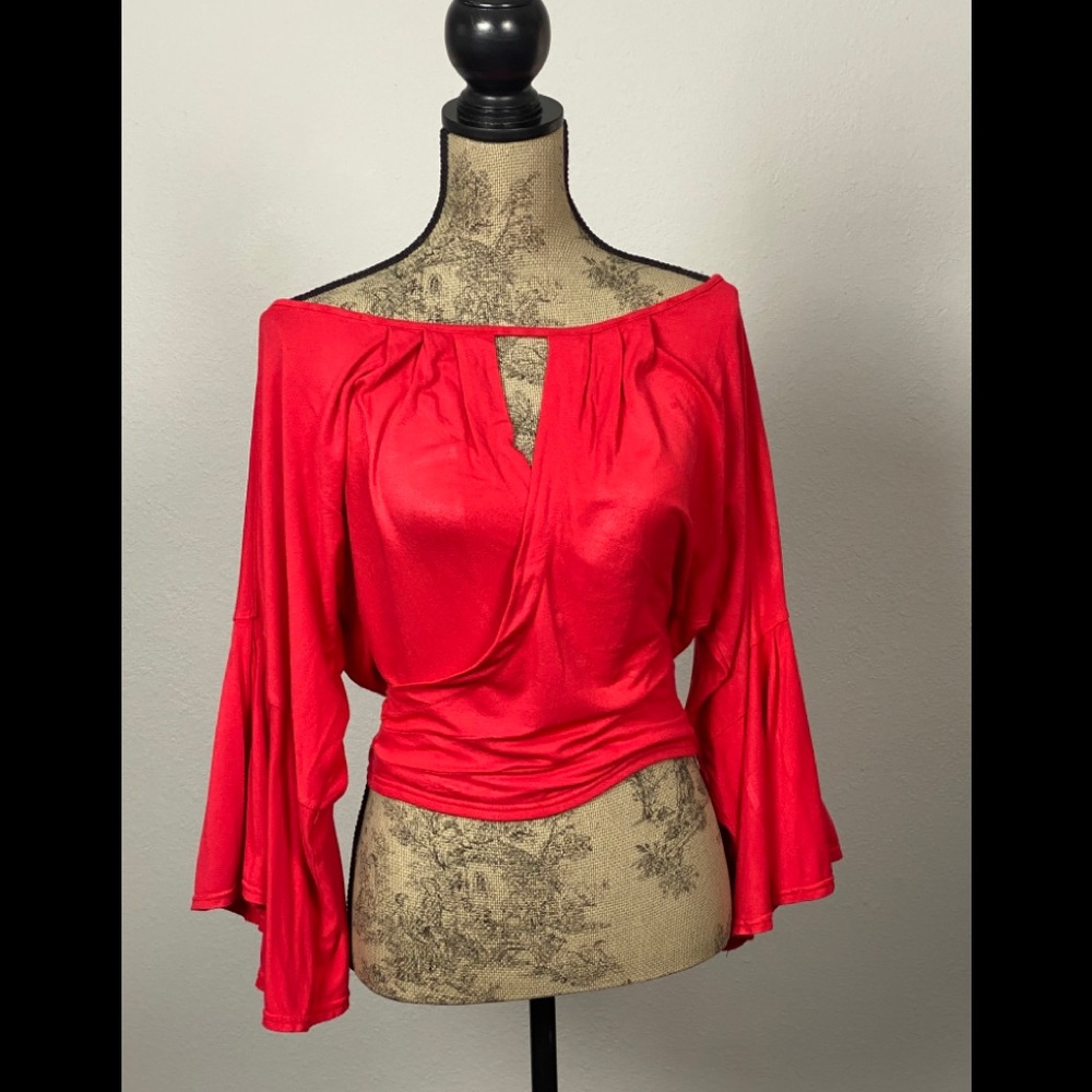 Free People Red Top